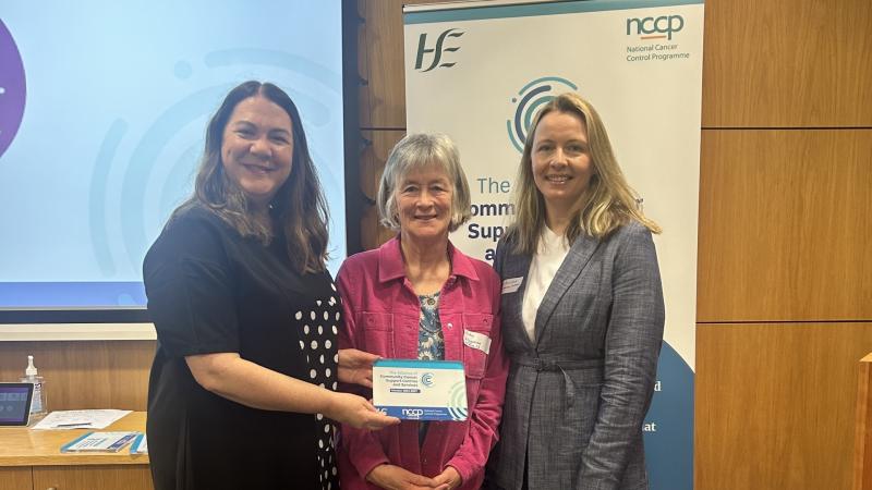 Mayo cancer charity was  officially conferred with full membership of the National Cancer Control Programme’s Alliance of Community Cancer Support Centres
