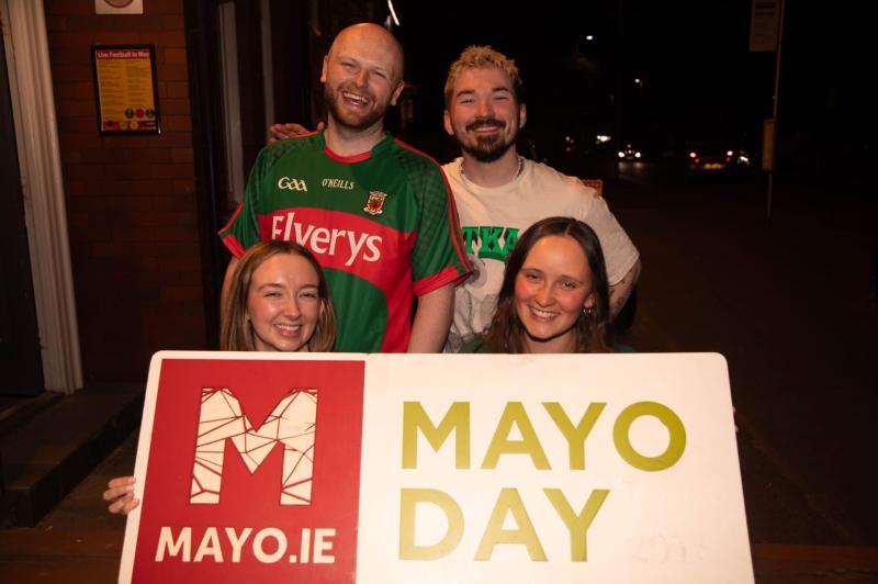 Mayo Day big success at Gallagher brothers former local in Manchester