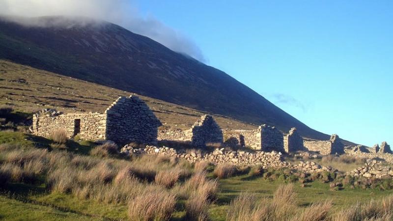Funding has been received for a management plan for the Deserted Village on Achill Island 