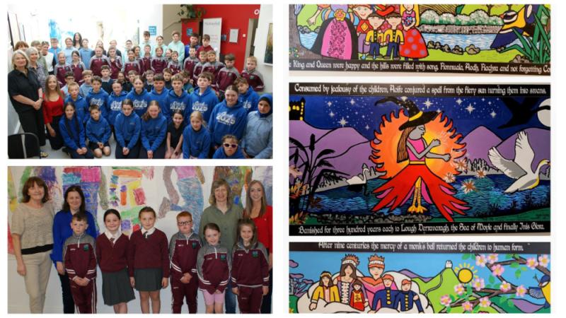 Pupils from Mayo schools create stunning exhibition based on Irish Mythology
