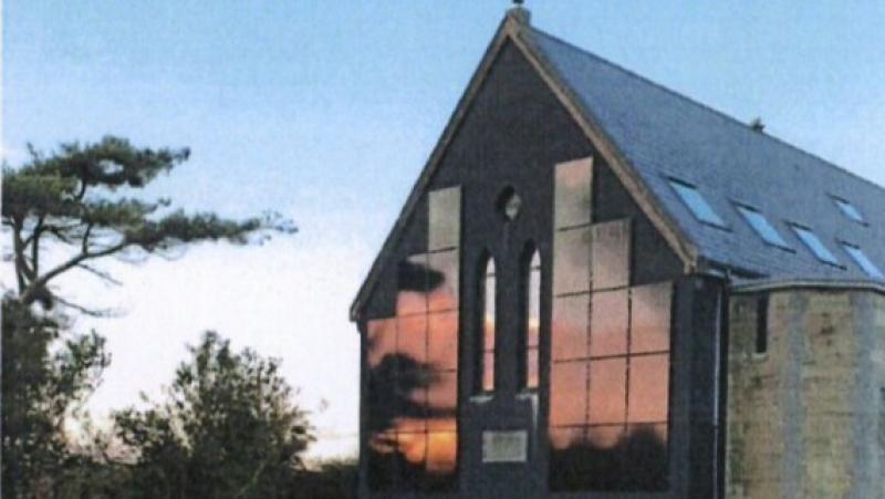 Retention has been refused to retain solar panels at the front of the former Church of Ireland church in Achill