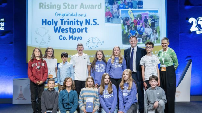 Mayo school wins national award at ceremony held in Dublin