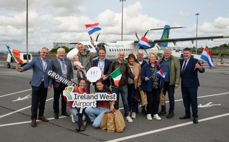 Ireland West Airport welcomes first flight from Groningen in The Netherlands