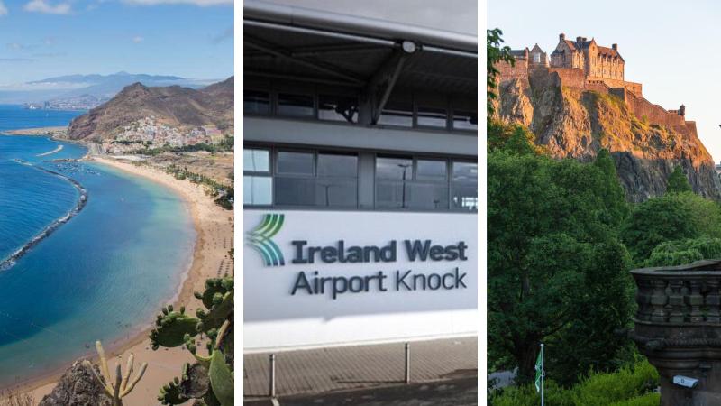 Ryanair reveal top Summer destinations from Mayo's Knock Airport