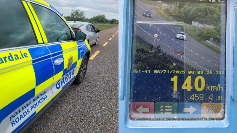 Shock revelation after Mayo Gardaí stop speeding car on N17 