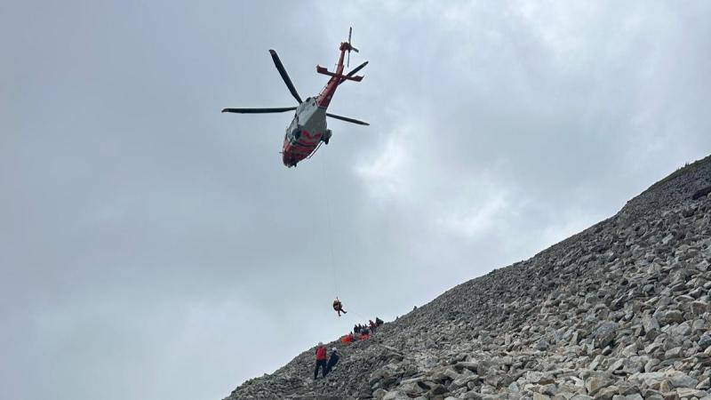 Hiker airlifted to Mayo University Hospital from Croagh Patrick