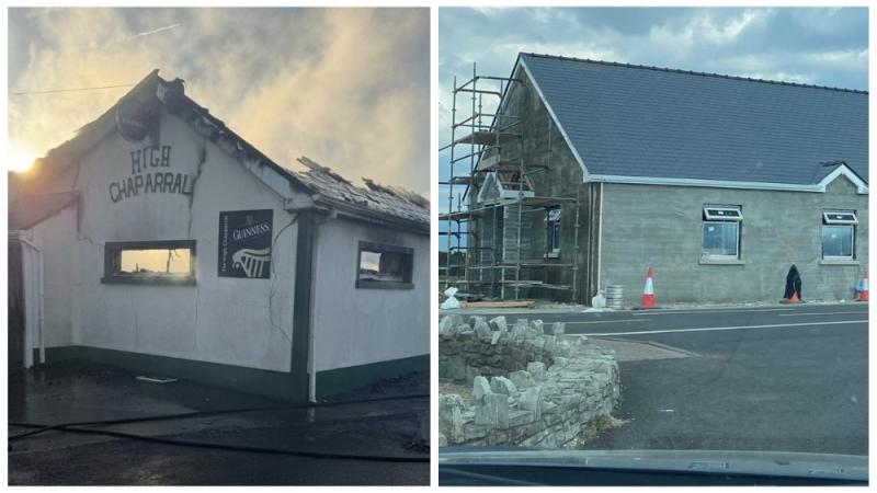 Reopening date set for Mayo pub after burning down in February