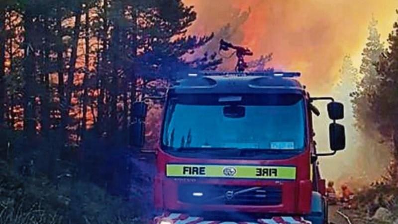 People to take extra care as Red warning issued for forest fire danger