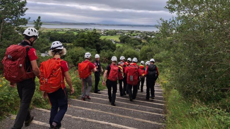 Mayo Mountain Rescue aid woman stranded on Croagh Patrick