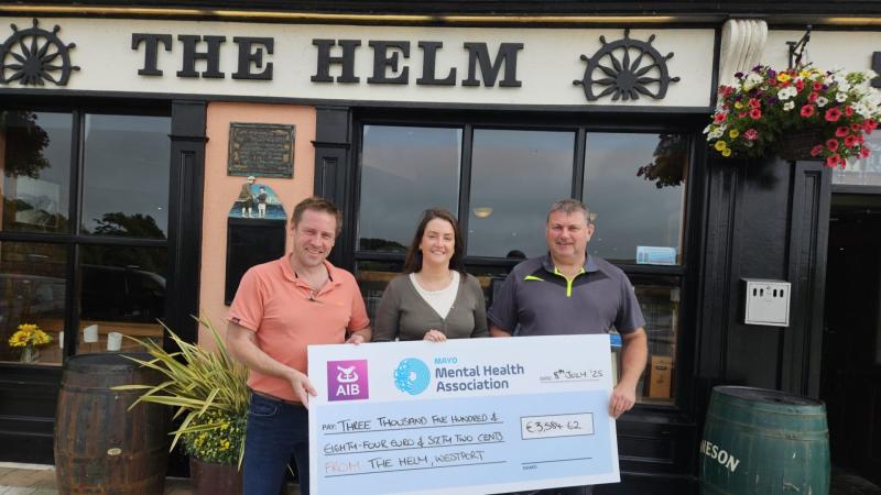 West Mayo duo raise over three thousand euro for important local charity