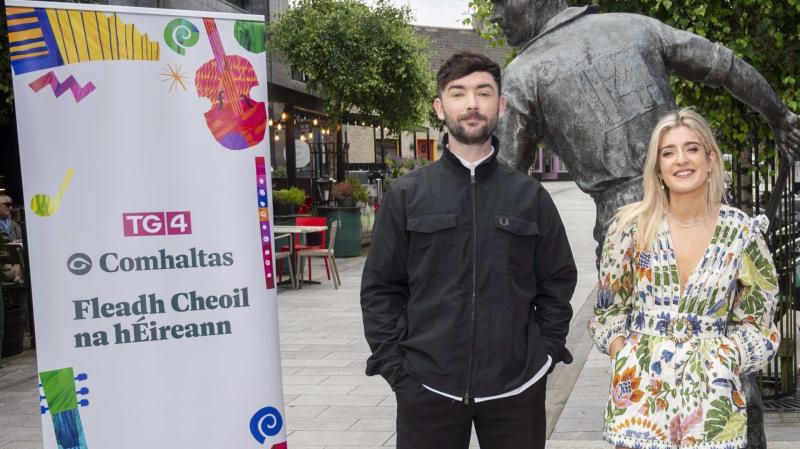 Two Mayo representatives at this year's Fleadh Cheoil