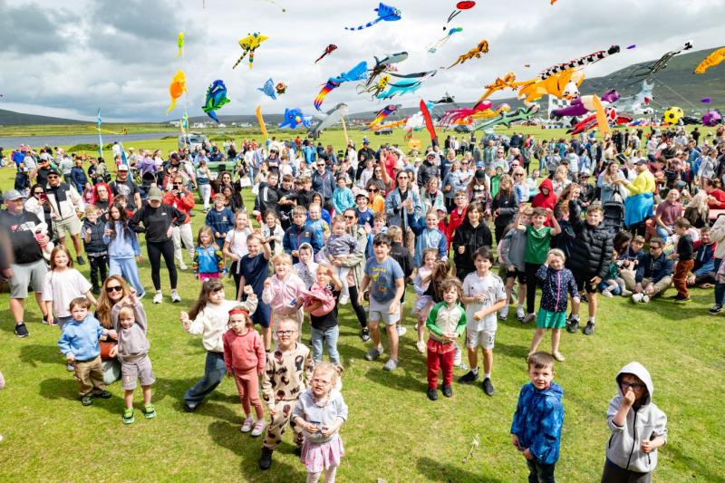 Huge crowds attended the 2025 Mayo International Kite Festival on Achill Island 