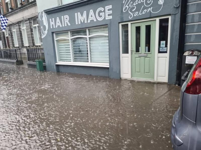 Flooding which occurred earlier this month in Kiltimagh