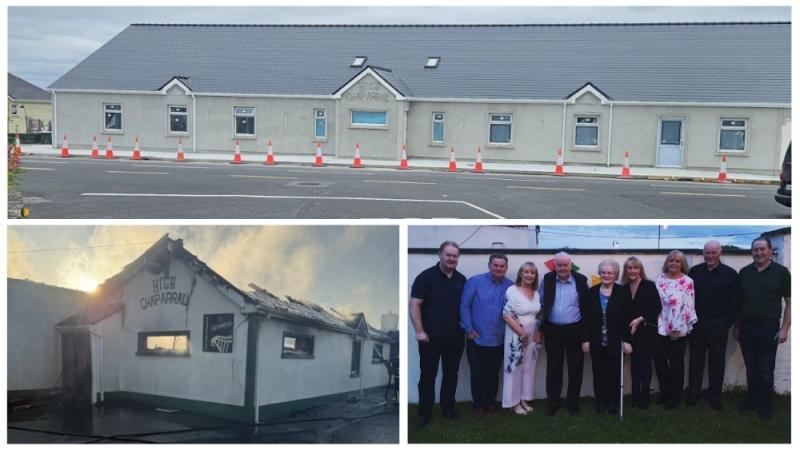 The High Chaparral pub in Geesala reopened after it was destroyed by a fire