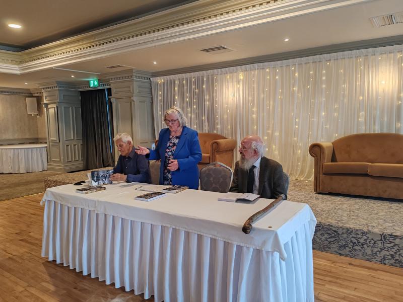The book The Curraghs and Naomhóga of Ireland by Dr Breandán Mac Conamhna in the Erris Coast Hotel Geesala