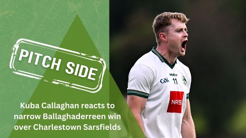 WATCH: Kuba Callaghan as Ballagh' beat Charlestown in thriller