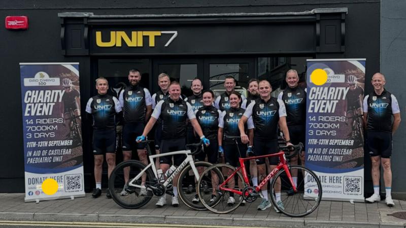 Giro d’Mayo 500 raises over €35,000 for  Paediatric Unit in Mayo