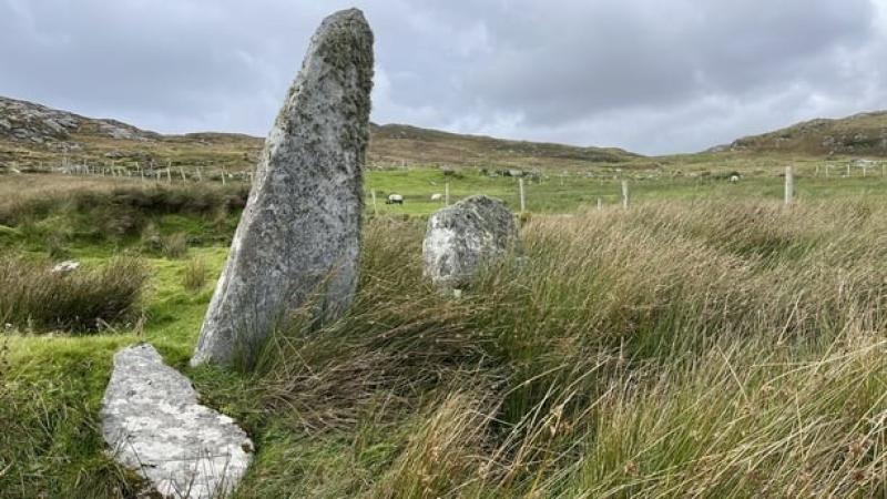 A Bronze Age stone alignment was found on Achill Island 