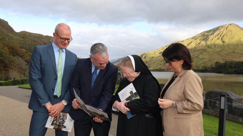 How much is Kylemore Abbey worth in the Galway-Mayo region?