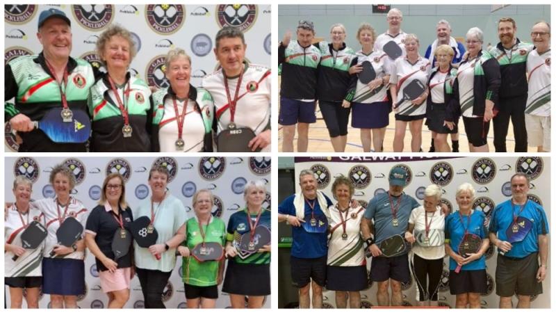 Mayo pickleball club wins medals at West of Ireland Open Tournament