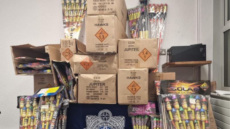‘It is an offence’: Gardaí seize 'substantial' illegal fireworks before Halloween