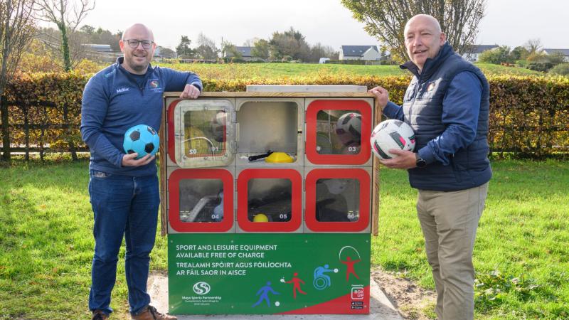 Free Sports equipment lockers launched across Mayo