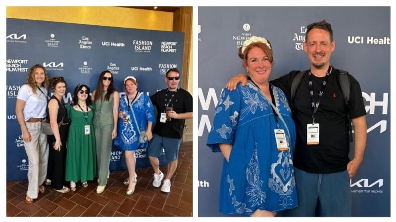 Mayo filmmakers at California festival get surprise visit from Westport natives