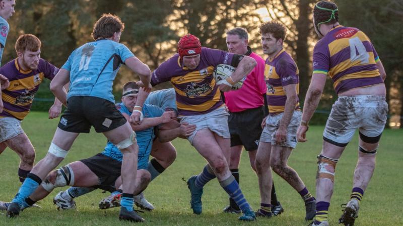 Ballyhaunis ploughing on thanks to their dominant scrum against Galwegians