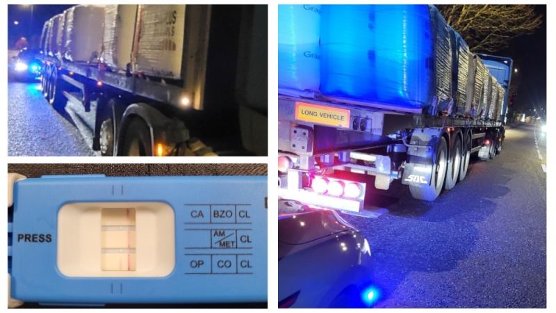 Mayo Gardaí arrest HGV driver for cocaine use, no tax and speeding