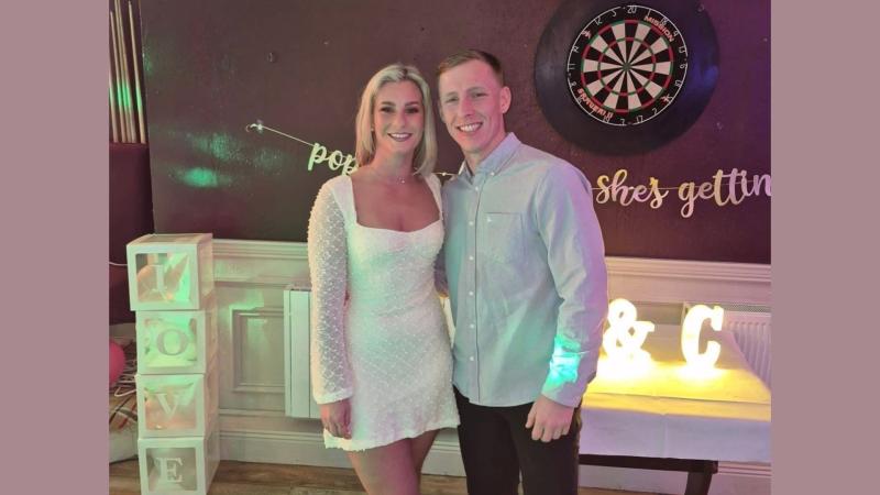 Mayo GAA star celebrates engagement in Belmullet hotel
