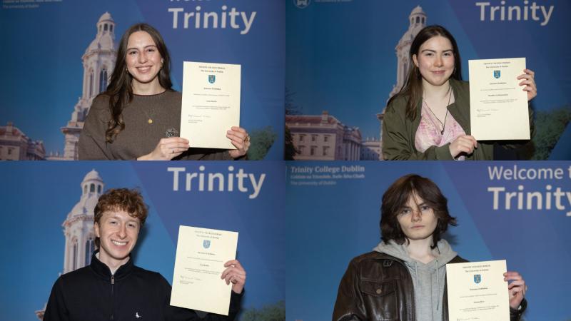 Nine Mayo students receive entrance awards from Trinity College Dublin 