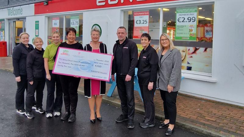Mayo shop raises &euro;4,525 for breast cancer research with community event