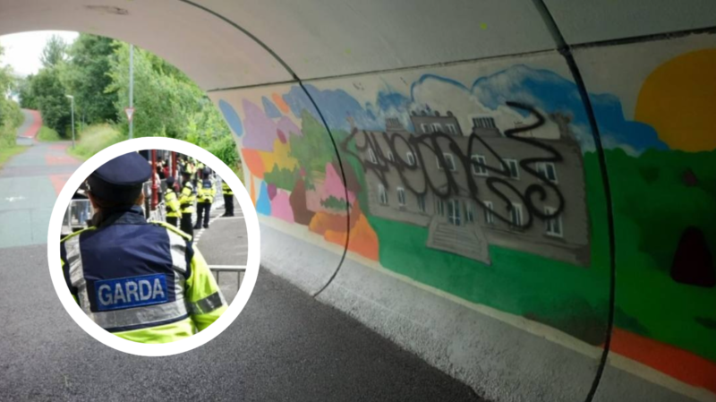 Man arrested and charged after graffiti damage in Mayo town