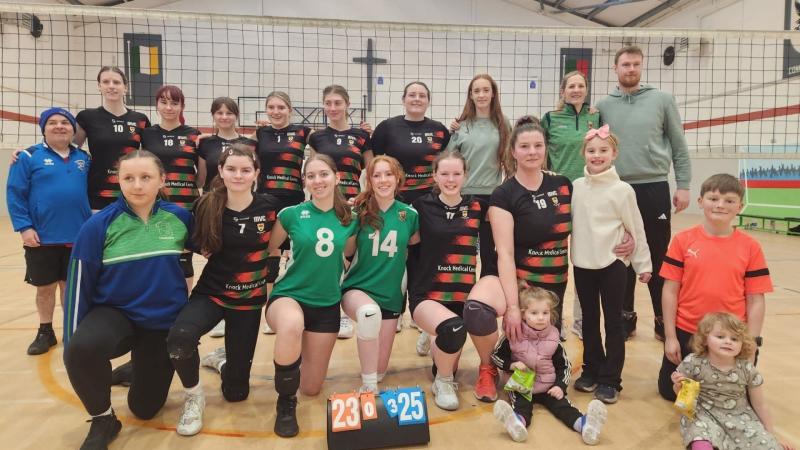 Mayo Ladies Volleyball Club celebrate comprehensive league victory