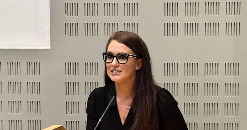 Margaret Loftus at Leinster House
