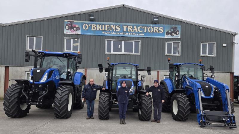 Keith O&rsquo;Brien Tractors appointed as New Holland dealer in County Mayo