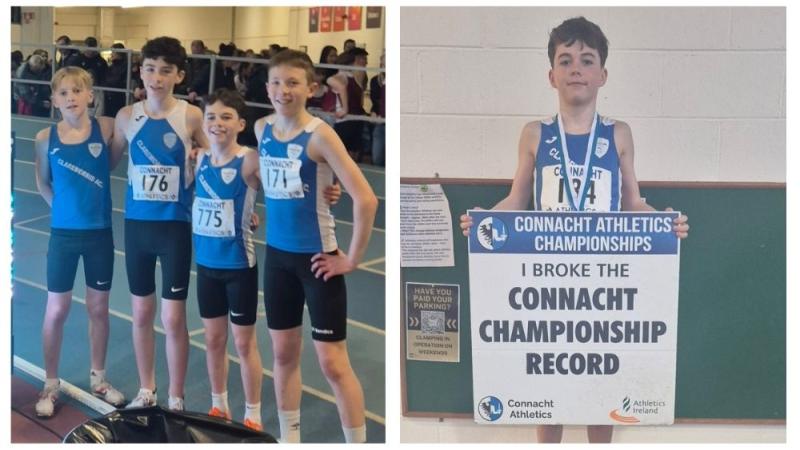 Mayo boy runs Connacht record and wins gold with Claremorris relay team