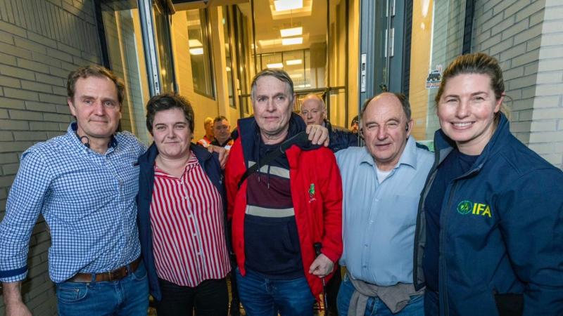 Five Farmers end Bord Bia sit in