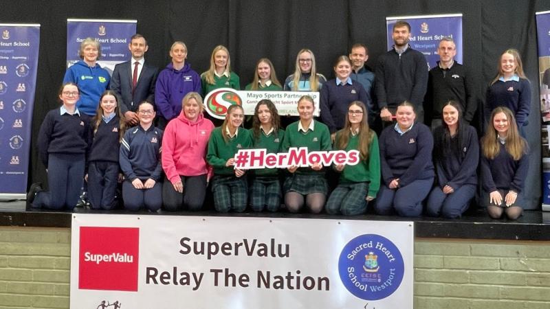 Westport students attempt marathon relay to promote girls&rsquo; participation in sport