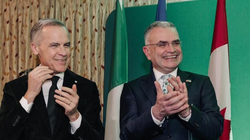  Canadian Prime Minister Mark Carney at St. Patrick's Day celebration