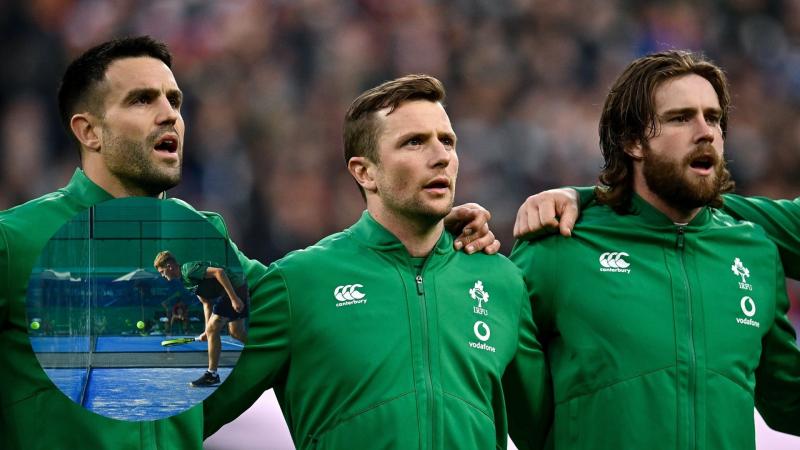WATCH: Irish rugby star drops teaser for brand new Mayo padel courts