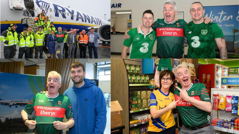 GALLERY: Ryanair boss Michael O'Leary visits Ireland West Airport Knock