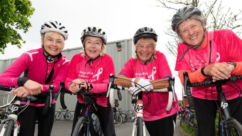 Mayo set to turn pink for annual breast cancer charity cycle