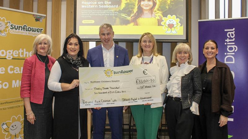 Over &euro;33,000 raised in Mayo for Sunflower Children&rsquo;s Hospice