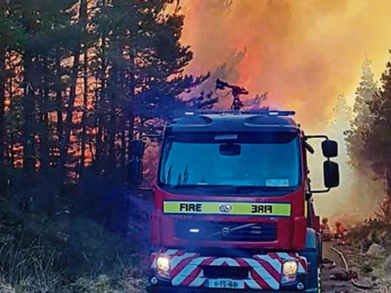 The fire service from Ballyhaunis and Claremorris were praised for tackling Roscommon fire