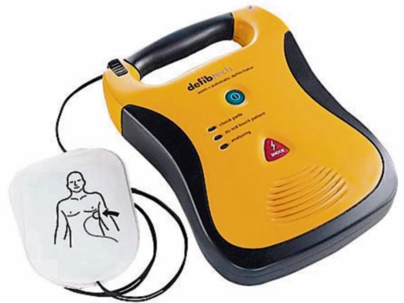 Solar powered defibrillator installed in local amenity