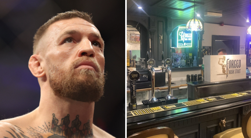 The Notorious Conor McGregor enjoys a pint in 'private' Limerick pub
