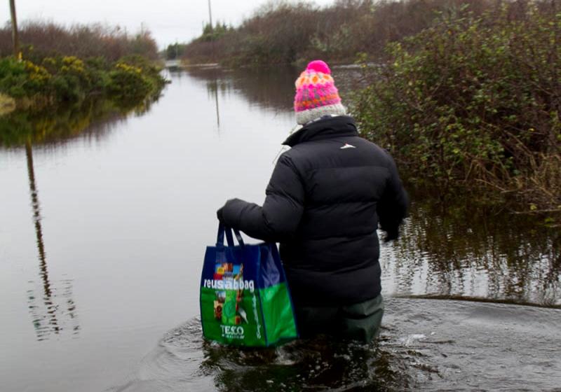 “It hasn’t rained much but there is no sign of water going down.”