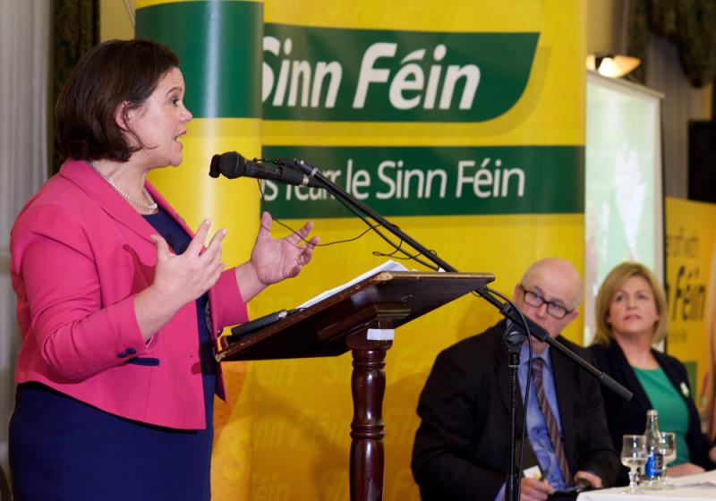 Mary Lou McDonald launched the Sinn Féin election manifesto for Mayo