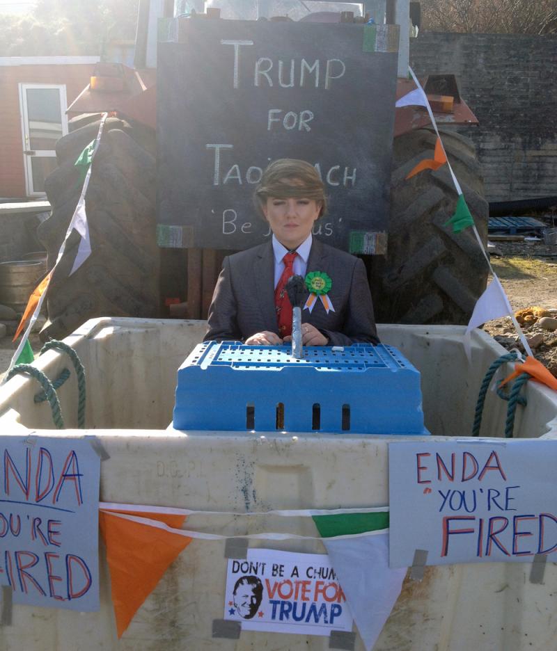 ‘Trump for Taoiseach’ on Clare Island